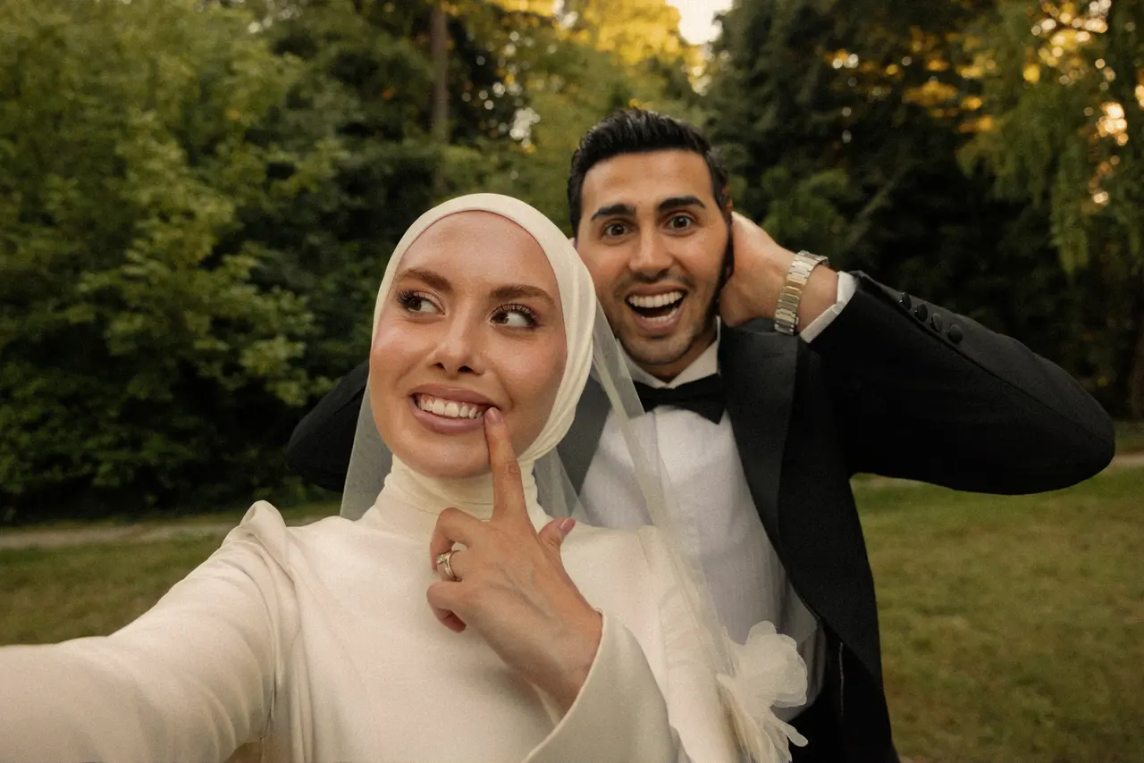 Emine & Muhammed, Atatürk-Arboretum Fotoshooting — Bild 14