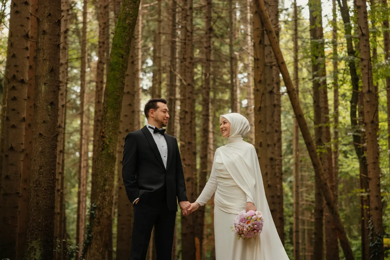 Merve & Muhammed, Belgrader Wald Fotoshooting — Bild 13